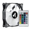 ABYSM GAMING SLED VENTILADOR CPU120MM - ILUMINACION RGB - VELOCIDAD MAX. 1400RPM - CONTROL REMOTO