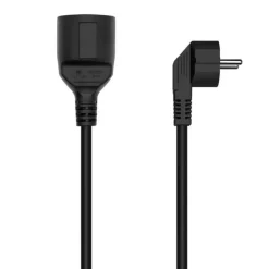 AISENS CABLE ALARGADOR DE ALIMENTACION SCHUKO - CEE7/M-CEE7/H - 10M - COLOR NEGRO