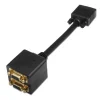 AISENS CABLE BIFURCADOR SUPER ALTA CALIDAD SVGA(3C+9) - HDB15/M-2XHDB15/H - BLINDADO EN ORO - 20CM - COLOR ORO