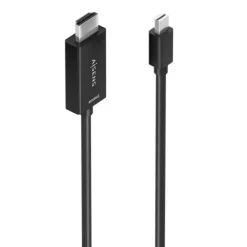 AISENS CABLE CONVERSOR MINI DP A HDMI 4K@60HZ - MINI DP/M-HDMI/M - 0.6M - COLOR NEGRO