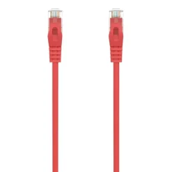 AISENS CABLE DE RED LATIGUILLO RJ45 LSZH CAT.6A 500 MHZ UTP AWG24 - 1.5M - LIBRE DE HALOGENOS - 10 GIGABIT/S - COLOR ROJO