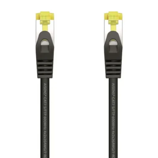 AISENS CABLE DE RED LATIGUILLO RJ45 LSZH CAT.7 600 MHZ S/FTP PIMF AWG26 - 2.0M - COLOR NEGRO