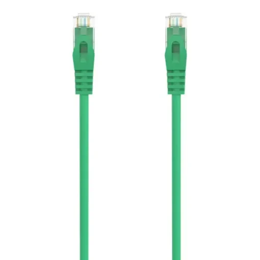 AISENS CABLE DE RED LATIGUILLO RJ45 LSZH CAT.6A 500 MHZ UTP AWG24 - 2M - LIBRE DE HALOGENOS - 10 GIGABIT/S - COLOR VERDE