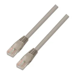 AISENS CABLE DE RED LATIGUILLO RJ45 LSZH CAT.6 UTP AWG24 - 3.0M - LIBRE DE HALOGENOS - 10/100/1000 MBIT/S - COLOR GRIS