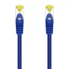 AISENS CABLE DE RED LATIGUILLO RJ45 LSZH CAT.7 600 MHZ S/FTP PIMF AWG26 - 25CM - COLOR AZUL