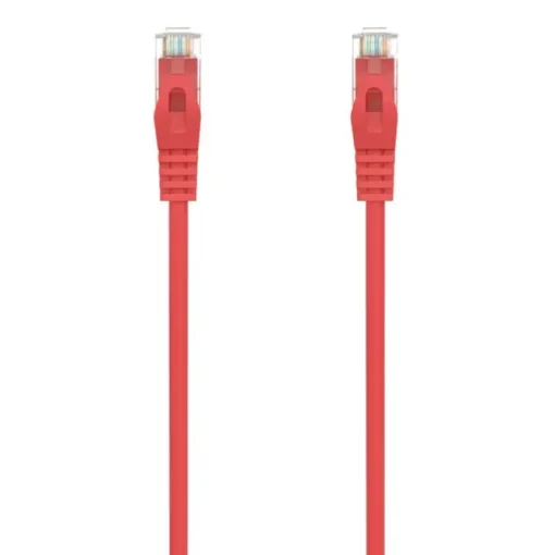 AISENS CABLE DE RED LATIGUILLO RJ45 LSZH CAT.6A 500 MHZ UTP AWG24 - 3M - LIBRE DE HALOGENOS - 10 GIGABIT/S - COLOR ROJO