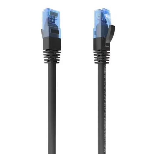 AISENS CABLE DE RED LATIGUILLO RJ45 CAT.6 UTP AWG26 CCA - 1.0M - COLOR NEGRO