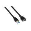 AISENS CABLE EXTENSION USB 3.0 - TIPO A MACHO A A HEMBRA - 2.0M - COLOR NEGRO