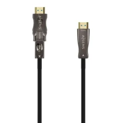 AISENS CABLE HDMI V2.1 AOC DESMONTABLE ULTRA ALTA VELOCIDAD / HEC 8K@60HZ 4K@120HZ 4:4:4 48GBPS - A/M-D/A/M - 30M - COLOR NEGRO