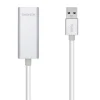 AISENS CONVERSOR USB 3.0 A ETHERNET GIGABIT 10/100/1000 MBPS - 15CM - COLOR PLATA