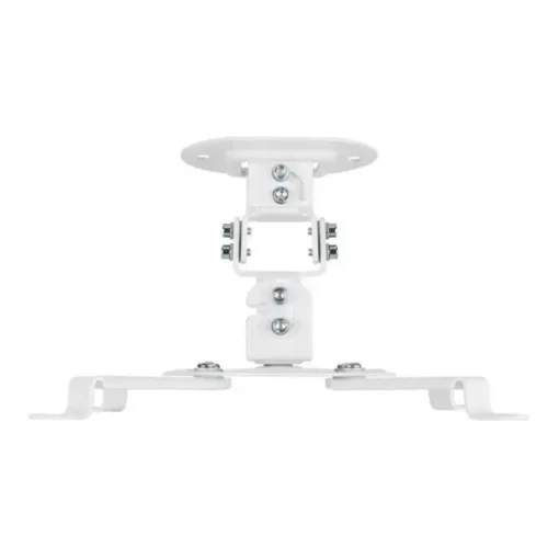 AISENS SOPORTE UNIVERSAL GIRATORIO - INCLINABLE DE TECHO PARA PROYECTOR - HASTA 13.5KG - COLOR BLANCO