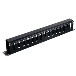 AITEN DATA GUIA 1U CABLEADO METALICO CON TAPA