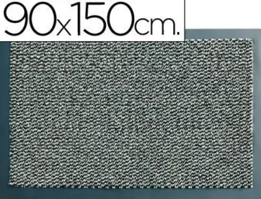 ALFOMBRA FAST-PAPERFLOW ANTIPOLVO LAVABLE GRIS 90X150 CM