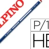 ALPINO PACK DE 12 LAPICES DE GRAFITO JUNIOR CON CABECILLA - MEDIDA 12MM - MINA HB - ESPACIO PARA PERSONALIZAR - COLORES SURTIDOS