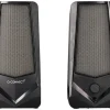 ALTAVOCES Q-CONNECT GAMING BLU ETOOTH CON ILUMINACIÓN RGB POTENCIA MAXIMA 2X3W CONTROL DE VOLUMEN COLOR NEGRO