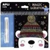 APLI BLOC DE LAMINAS PARA RASCAR INVIERNO - JUEGO DIDACTICO - PROMUEVE CREATIVIDAD - REFUERZA CONFIANZA - MEJORA HABILIDAD MANUAL - IDEAL PARA VIAJES - INCLUYE PALITO RASCADOR
