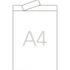 APLI CAJA 100 TRANSPARENCIA PARA INKJET CON BANDA EN EL LADO CORTO REF. 1063