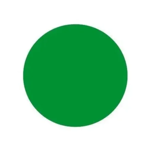 APLI ETIQUETA SEÑALIZACION CRISTALES PUNTO VERDE 114X114 AP11910