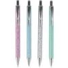 APLI GLITTER BOLIGRAFOS DE METAL - TINTA DE ACEITE - SECADO RAPIDO - PUNTA 1MM - COLORES SURTIDOS ROSA, PLATA, VERDE Y AZUL