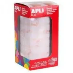 APLI GOMETS EN ROLLOS CIRCULO BLANCO 10,5 MM 5192U. AP11903