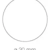 APLI GOMETS EN ROLLOS CIRCULO BLANCO 020MM 11905