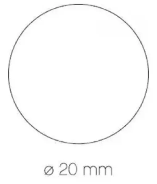 APLI GOMETS EN ROLLOS CIRCULO BLANCO 020MM 11905