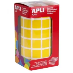APLI GOMETS EN ROLLOS CUADRADO AMARILLO 015MM 12475