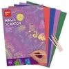 APLI MAGIC SCRATCH COLORES PACK DE 8 LAMINAS PARA RASCAR - MEDIDAS 210 X 297MM - COLORES SURTIDOS