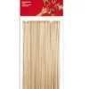 APLI PACK DE 50 PALOS DE MADERA NATURAL 200 X 3 MM - COLOR MADERA