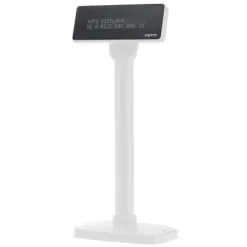 APPROX VISOR DE CLIENTE VFD PARA TPV - ALFANUMERICO FLUORESCENTE - 20 CARACTERES Y 2 LINEAS - 3 ALTURAS Y ROTACION 355º - COLOR BLANCO