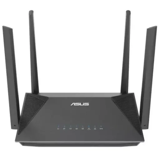 ASUS RT-AX52 ROUTER AX1800 WIFI 6 DUAL BAND AIMESH - HASTA 1800MBPS - 4 PUERTOS RJ45 LAN - 4 ANTENAS EXTERNAS