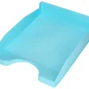 BANDEJA SOBREMESA PLASTICO Q-CONNECT CELESTE OPACO 240X70X340MM