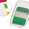 BANDERITAS SEPARADORAS Q-CONNECT VERDES DISPENSADOR DE 50