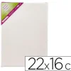 BASTIDOR LIDERCOLOR LIENZO GRAPADO LATERAL ALGODON 100% 22X16 CM