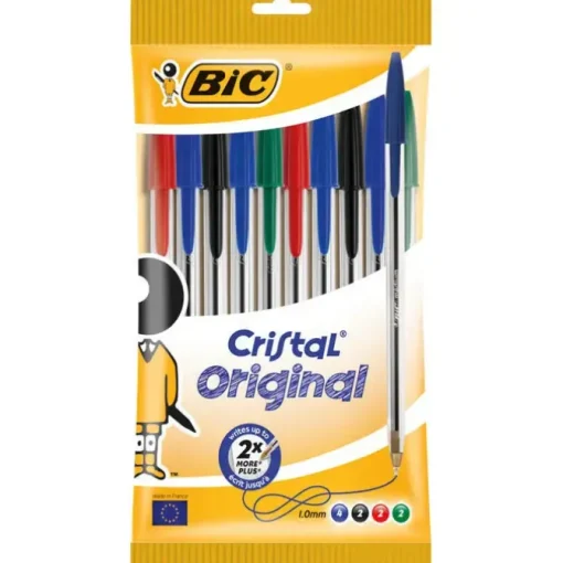 BIC BOLIGRAFO BIC CRISTAL SURTIDO/BL.10UD 830865 MAK118879