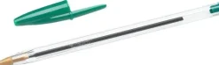 BIC CRISTAL ORIGINAL BOLIGRAFO DE BOLA - PUNTA REDONDA DE 1.0MM - TRAZO 0.4MM - TINTA CON BASE DE ACEITE - COLOR VERDE