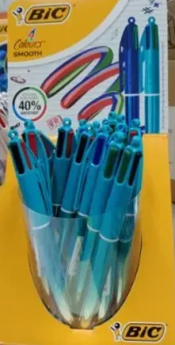 BIC CUATRO COLORES SMOOTH GRADIENTE VERDE
