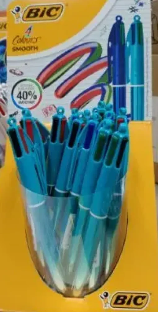 BIC CUATRO COLORES SMOOTH GRADIENTE VERDE