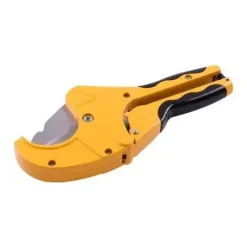 BLIM CORTATUBOS DE TIJERA - DISEÑO ERGONOMICO EN FORMA DE V - FABRICADO EN ALUMINIO - CUCHILLA DE ACERO AL CARBONO - PARA TUBOS PLASTICOS DE HASTA 63 MM DE DIAMETRO - CIERRE DE SEGURIDAD - COLOR NEGRO