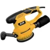BLIM LIJADORA ROTORBITAL 125-150MM - POTENCIA 450W - VELOCIDAD VARIABLE 6000-12000RPM - SISTEMA DE EXTRACCION Y REOCIGA - EMPUÑADURA ENGOMADA - COLOR AMARILLO