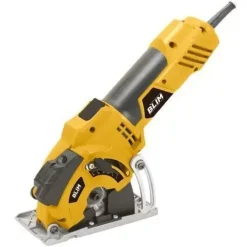 BLIM MINI SIERRA CIRCULAR 85MM - POTENCIA 500W - VELOCIDAD 7000RPM - CAPACIDAD DE CORTE 0-25MM - INCLUYE 3 DISCOS DE CORTE