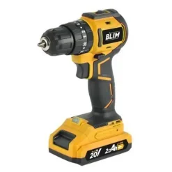 BLIM TALADRO DE IMPACTO - MOTOR BRUSHLESS - MANGO ERGONOMICO - INCLUYE 1 BATERIA 20V - 2.0 AH + CARGADOR - DISPLAY Y LUZ LED - 2 VELOCIDADES - PAR MAXIMO 50NM - PAR DE APRIETE 20+3 - PORTABROCA DE 10M