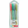 BOLIGRAFO CAMPUS TRIGEL METALLIC B/4 081331