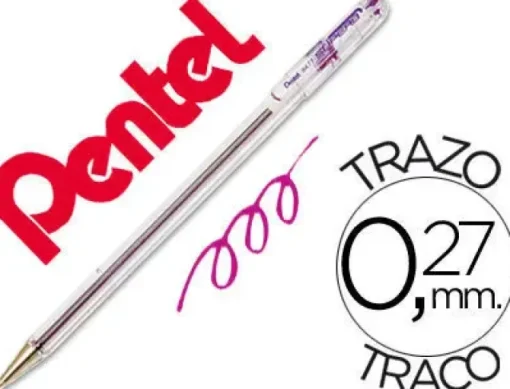 BOLIGRAFO PENTEL BK-77 V VIOLETA