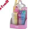 BOLIGRAFO UNI BALL UM-120 SIGNO 0,7 MM TINTA GEL EXPOSITOR DE 48 COLORES PASTEL