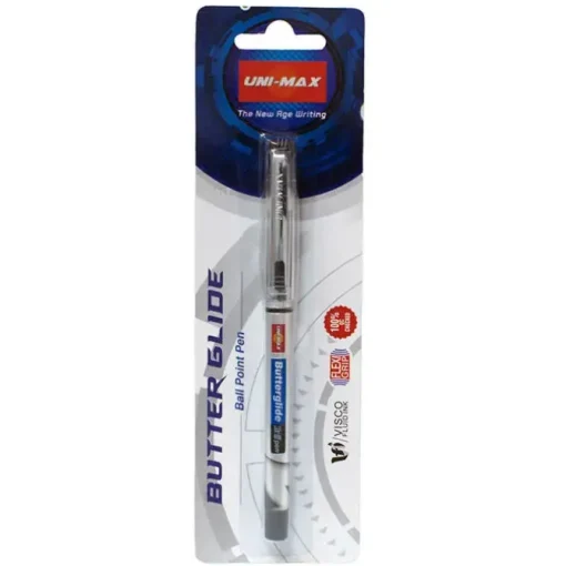 BOLIGRAFO UNIMAX BUTTERG NEGRO/BL.1UD