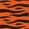 BOLSA CARNAVAL PP 65X90CM G/250 NARANJA CON RAYAS NEGRAS TIGRE BASURA ESPECIAL DISFRAZ 00072106