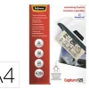 BOLSA DE PLASTIFICAR FELLOWES BRILLO DIN A4 125 MICRAS PACK 100 UNIDADES