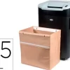 BOLSA DE RESIDUOS REXEL RECICLABLE PARA DESTUCTORAS GAMA RL CAPACIDAD 115 L PACK DE 50 UNIDADES 330X510X490 MM