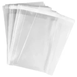 BOLSA TRANSPARENTE 10X15CM P/100U CIERRE ADHESIVO